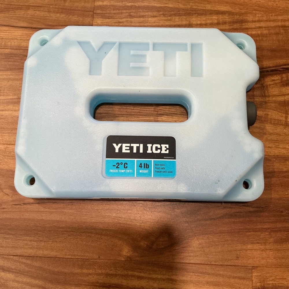YETI Ice Pack YETI ICE 4lb Blue Reusable Cooler Accessories 4 Pound